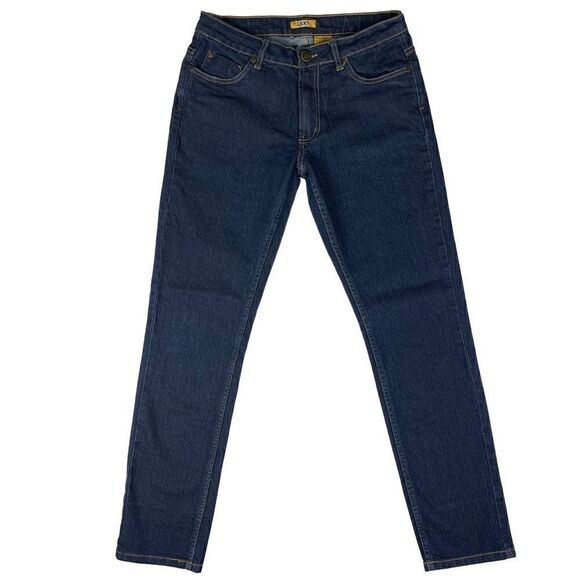 LEXI Dark Denim Blue Embroidered Skinny Jeans Women’s Size 8 - Picture 4 of 8